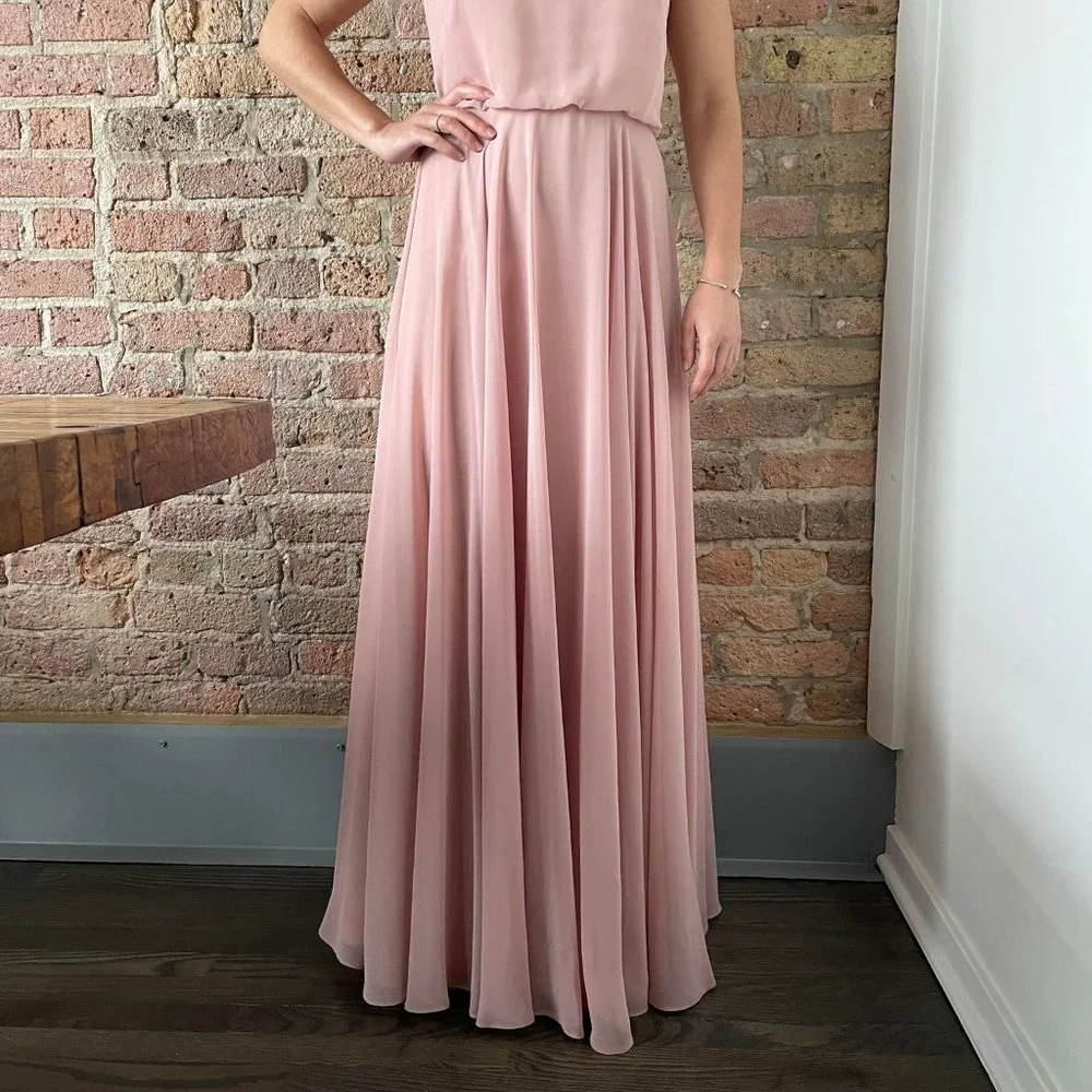 Jenny Yoo chiffon dress - Picture 2 of 4